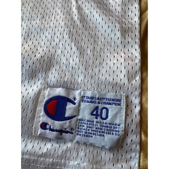 Vintage Y2K NFL Rams #28 Marshall Faulk Champion White M Football Jersey - Picture 4 of 7